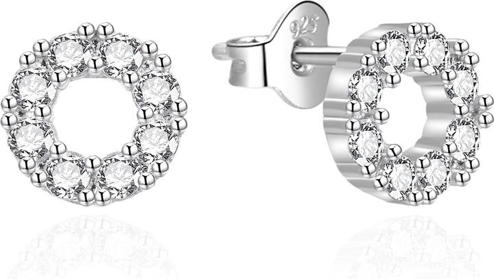 Immagine prodotto Agato - Elegant silver earrings with zircons AGT-E020PW (Argento)