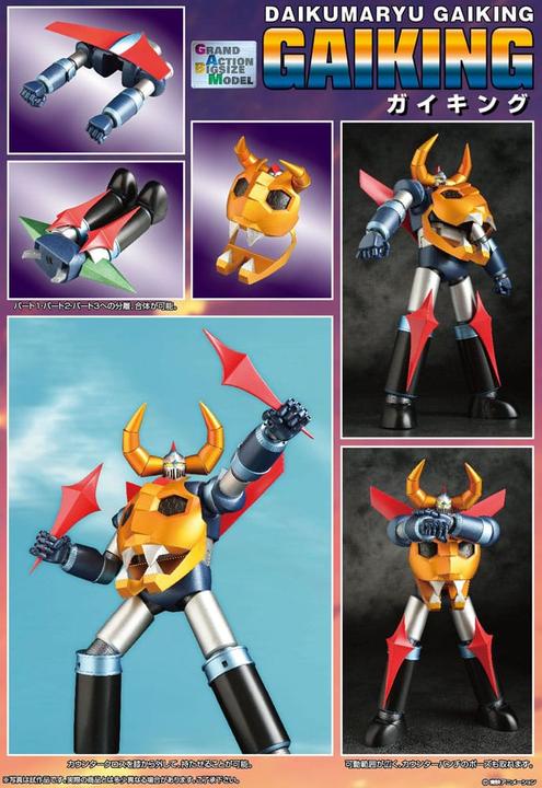 Actual product image Evolution Toy Gaiking: Legend of Daiku-Maryu figurine Diecast Grand Action Bigsize Model Gaiking 45 cm