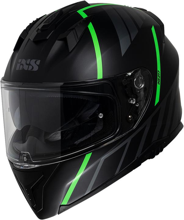 Matte Black, Fluorescent Green