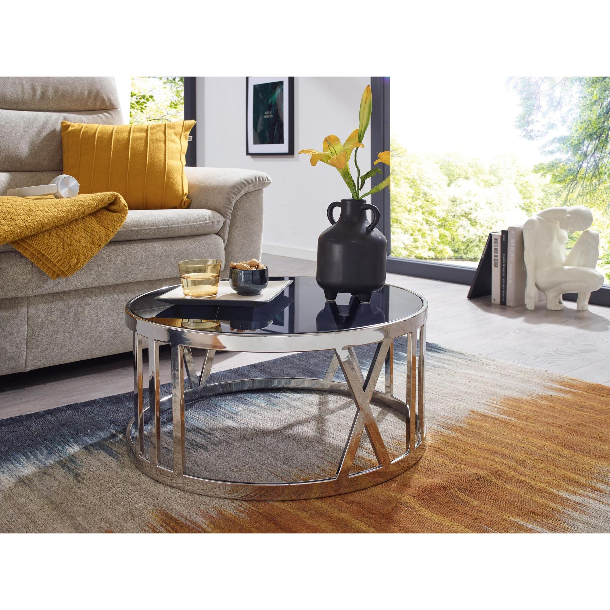 Thumbnail - Wohnling, Couchtisch + Beistelltisch, Glas (60 x 60 x 30 cm)