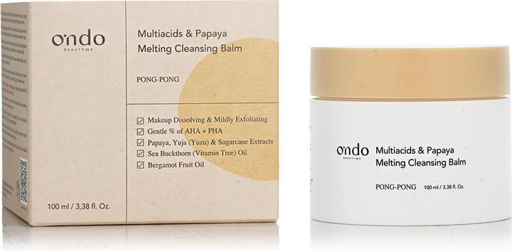 Produktbild Ondo Multiacids & Papaya (Reinigungstücher Gesicht, 100 ml)