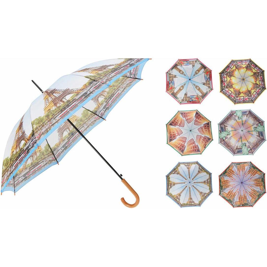 Lifetime, Ombrello, Regenschirm Polyester 170T Ø 58 cm Stadt, Multicolore