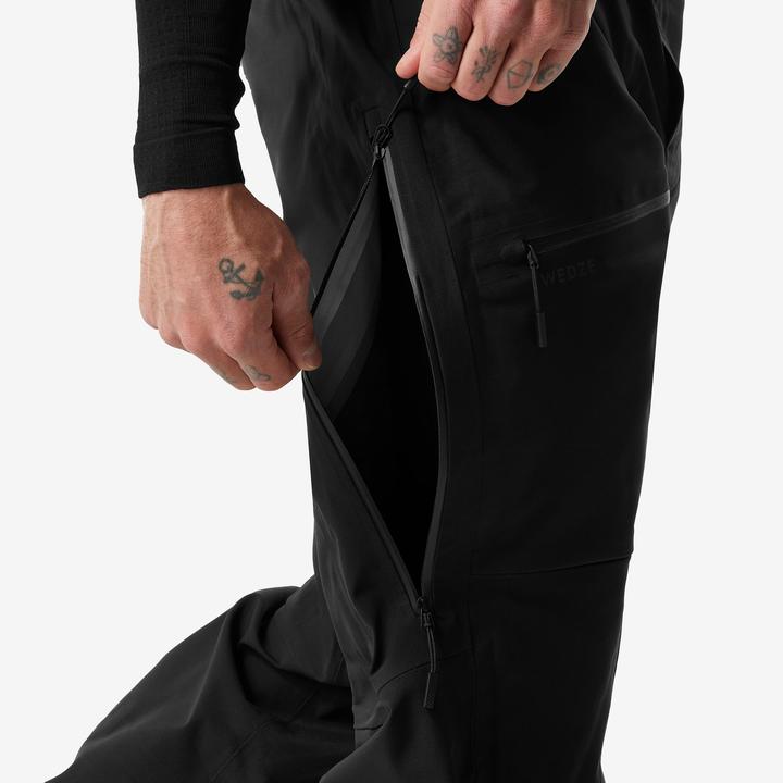 Produktbild Wedze Skihose Herren Latzhose sehr wasserdicht - FR900 schwarz (L)
