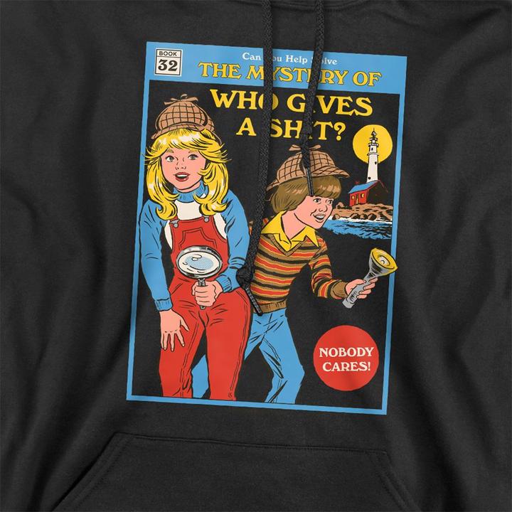 Produktbild Steven Rhodes Who Gives A Shit Kapuzenpullover (M)