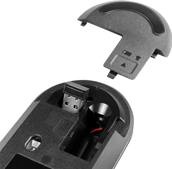Actual product image LogiLink Kabellose Maus, 2,4 GHz, USB-A-Dongle, schwarz (Wireless)
