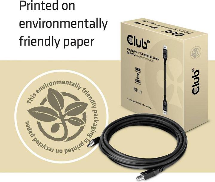Image du produit Club 3D DisplayPort — DisplayPort (5 m, DisplayPort)