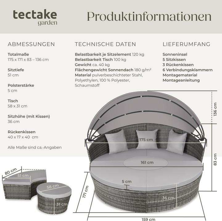 Image du produit tectake Santorin