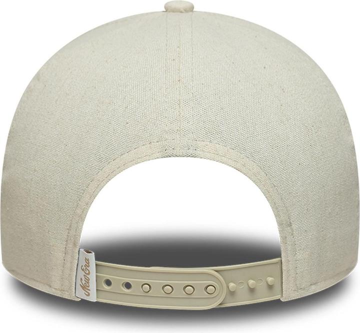 Produktbild New Era A-Frame Trucker Leinen Cap - Brand Patch Beige (One Size)