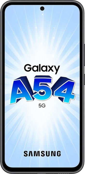 Actual product image Samsung Galaxy A54 Enterprise Edition (128 GB, Awesome Graphite, 6.40", Hybrid Dual SIM, 50 Mpx, 5G)