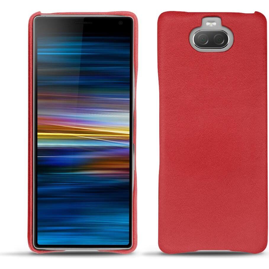 Noreve Lederschutzhülle (Sony Xperia 10), Smartphone Hülle, Rot