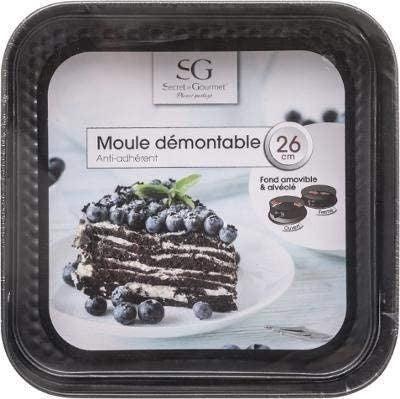 Produktbild Secret de Gourmet Kuchenspringform 5five Simply Smart Schwarz Metall 26 x 26 cm