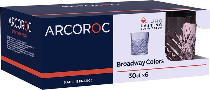 Actual product image Arcoroc Broadway Colour (0.30 l, 6 x)