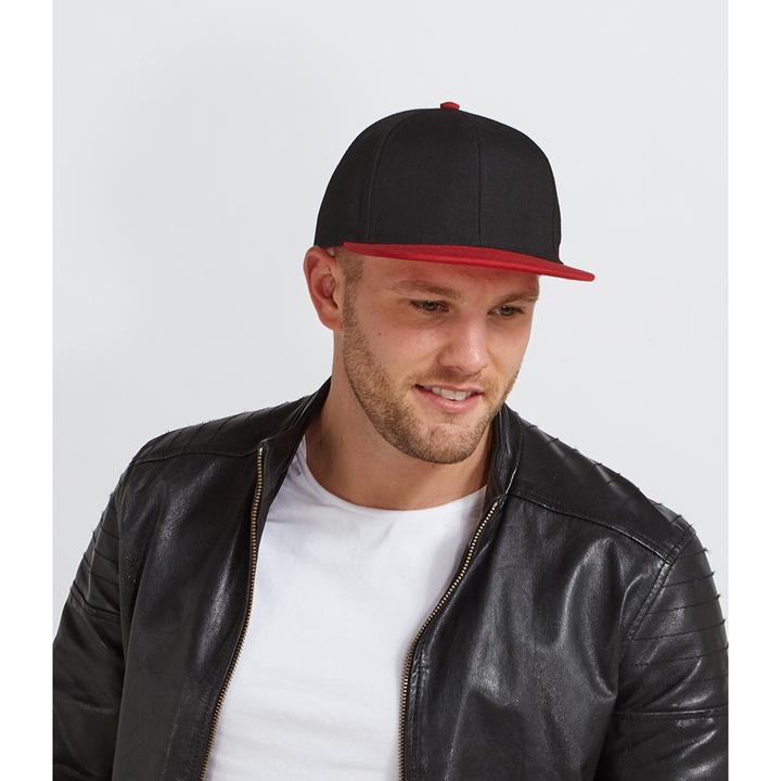 Image du produit Beechfield Casquette de baseball 6 panneaux Snapback (Taille unique)