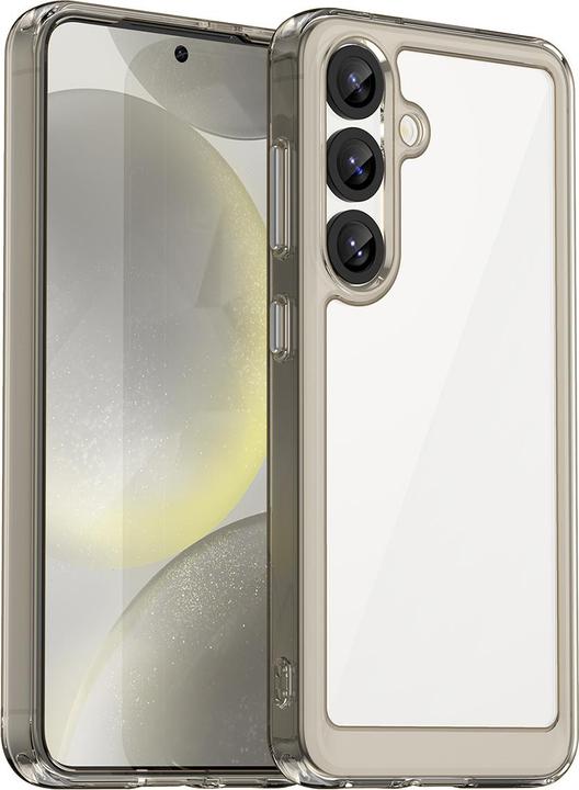 Image du produit Hurtel Outer Space Case pour Samsung Galaxy S25 Edge Couverture cadre flexible - Translucide, Noir (Samsung Galaxy S25 Edge)