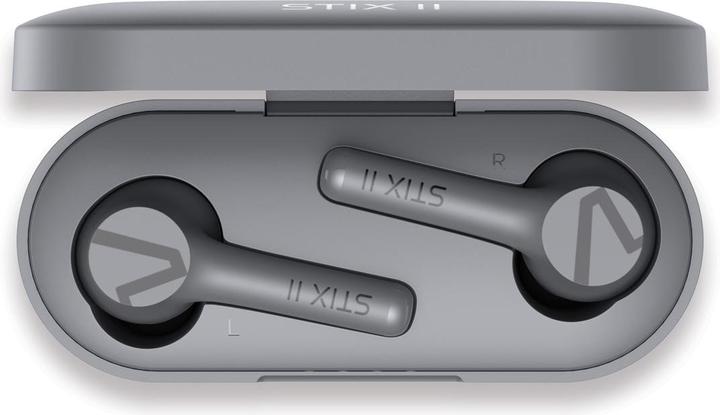 Image du produit veho Écouteurs STIX II sans fil véritable - Gris platine (ANC, 5 h, Sans fil)