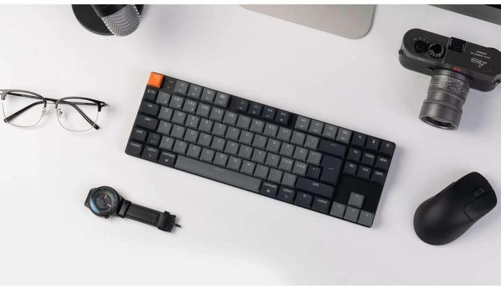 Actual product image Keychron Gaming-Tastatur K1 QMK Version 6 Red Switch (CH, Cable, Wireless)