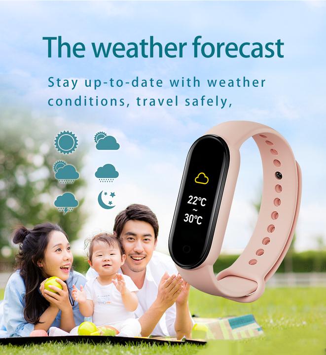 Actual product image PhoneLook Active Fitness Tracker M7 Intelligent Sports Bracelet Smart Watch Bluetooth