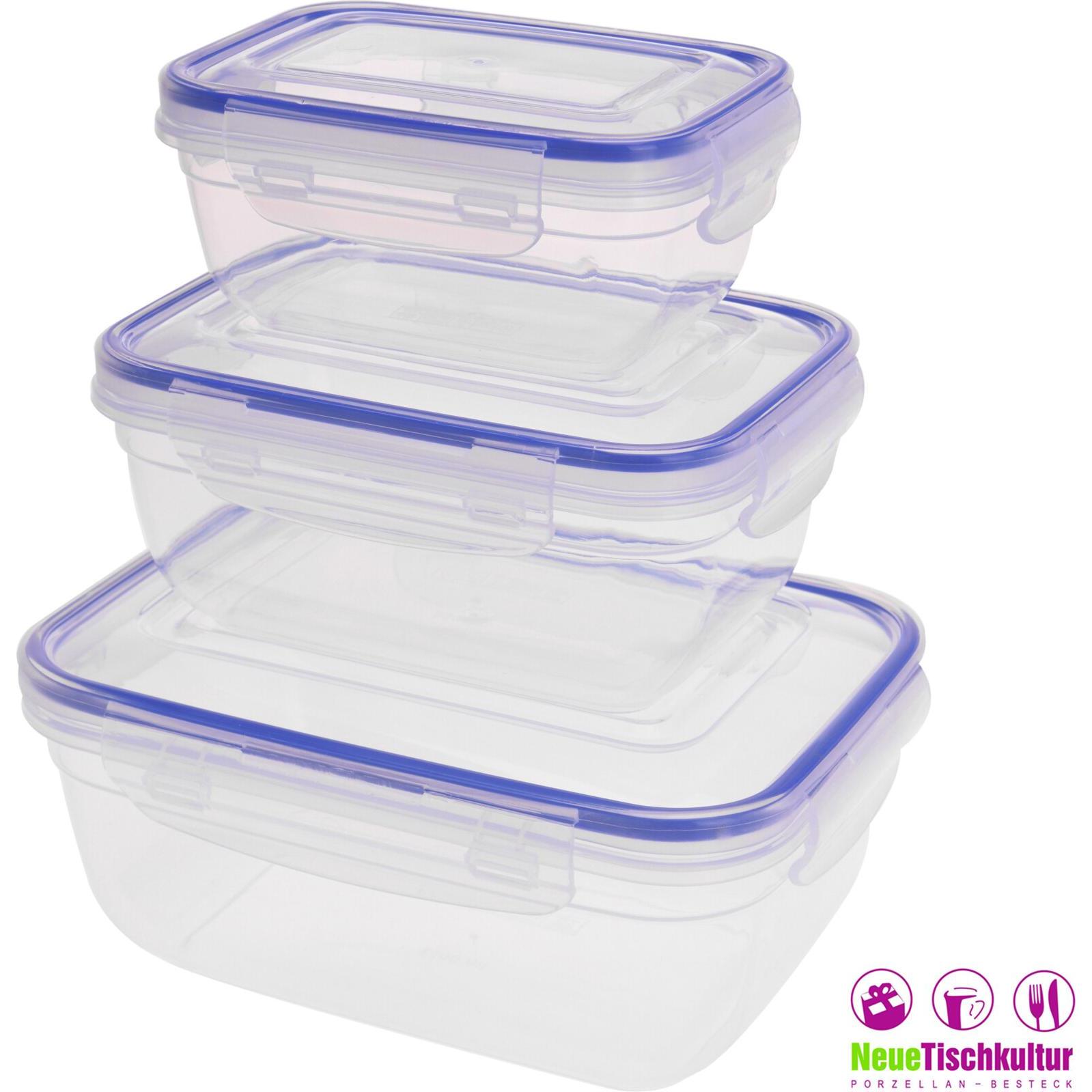 neuetischkultur Vorratsdose 3er Set, Vorratsbehälter, Transparent