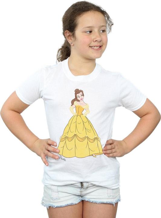 Produktbild Beauty And The Beast Mädchen Belle TShirt aus Baumwolle (152, 158)