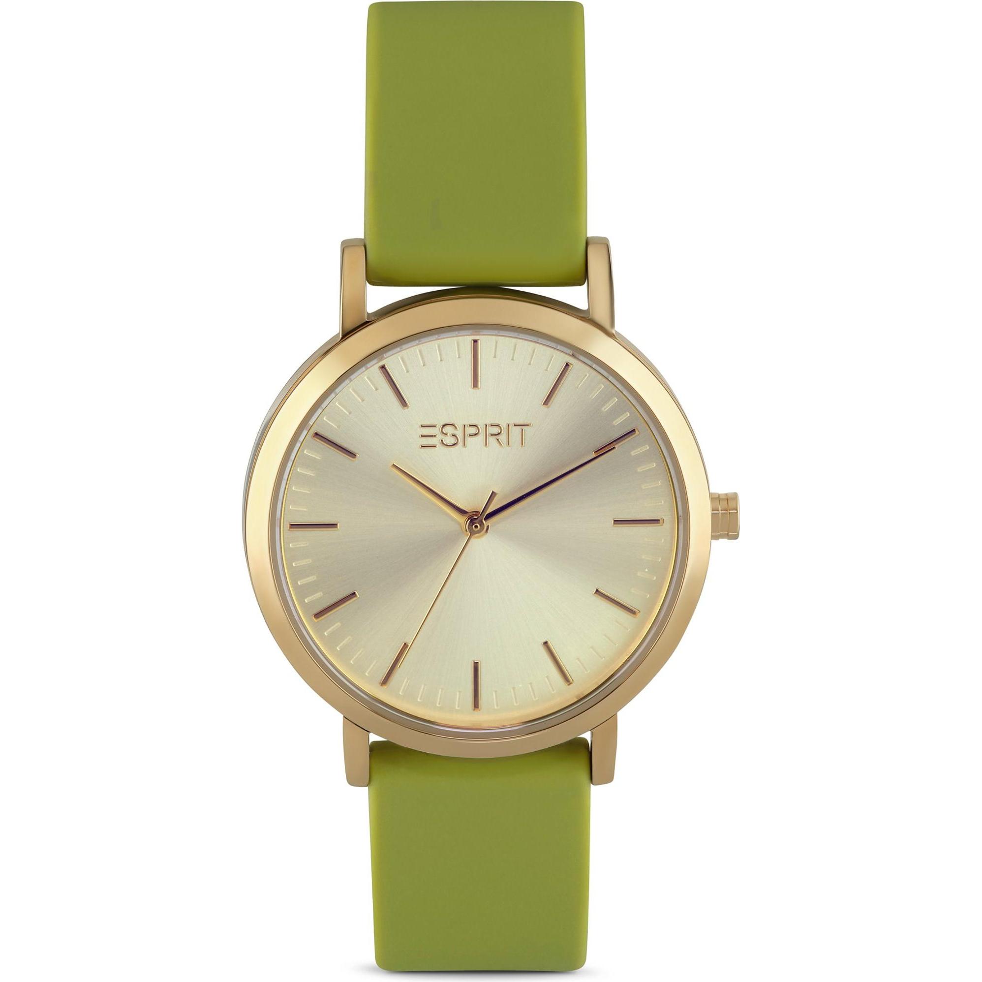 Esprit, Armbanduhr, Damenuhr, Grün, (Analoguhr, 34 mm)