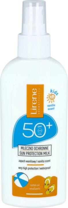 Immagine prodotto Lirene Sun Kids Latte Protettivo per Bambini al Profumo di Vaniglia Spf50 150Ml (Latte solare, SPF 50, 150 ml)