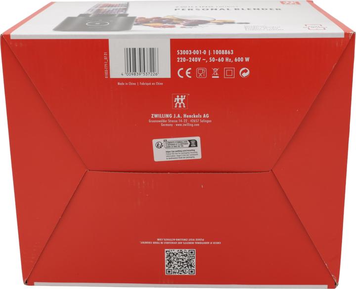 Actual product image Zwilling Enfinigy stand mixer (600 W)