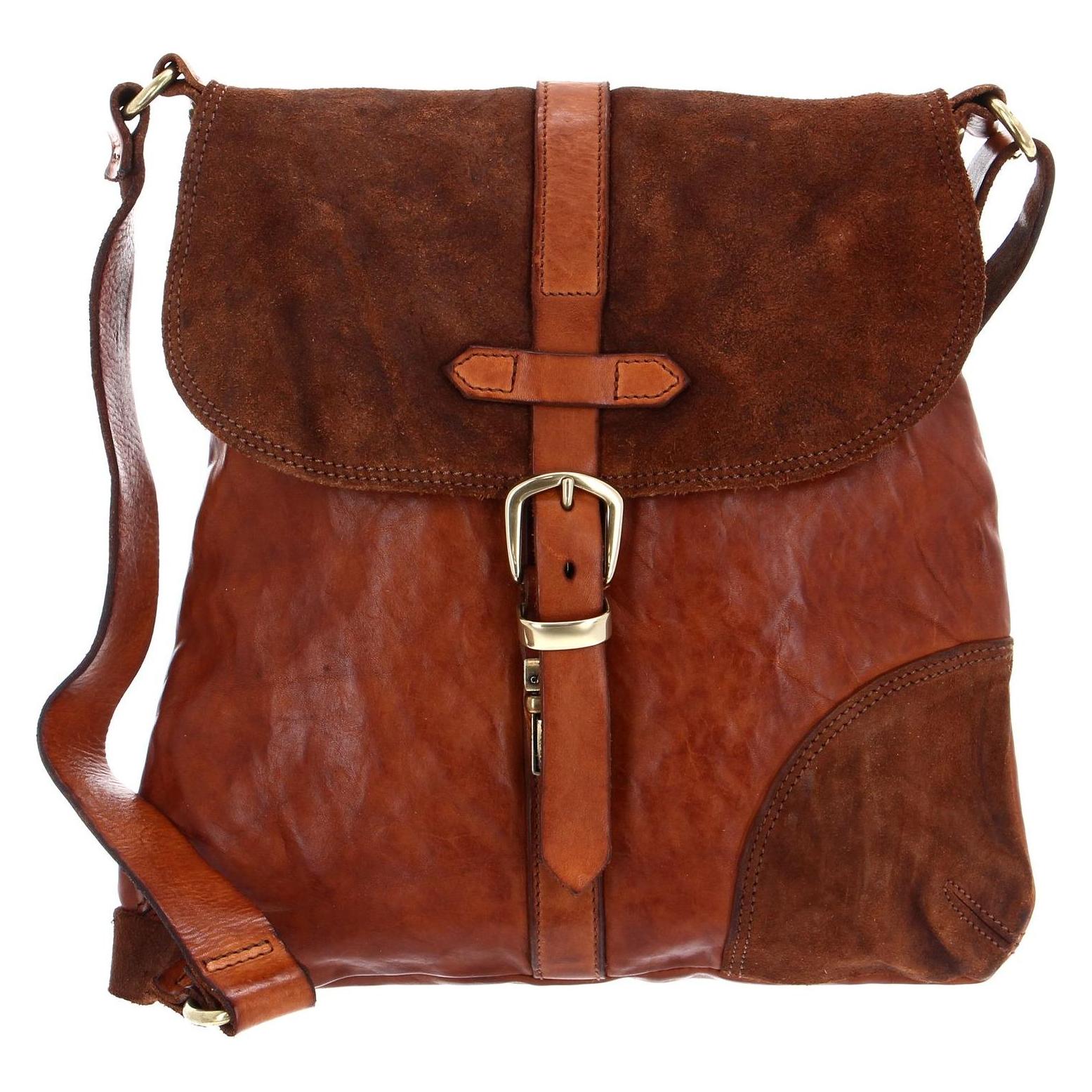 Campomaggi, Damen, Handtasche, Crossbody Bag, Braun