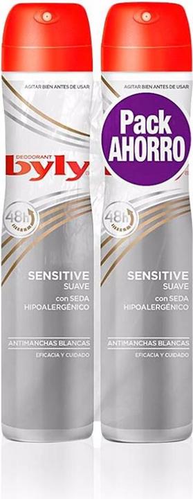Actual product image Byly SENSITIVE DEO vapo LOTE 2 pz (Spray, 200 ml)