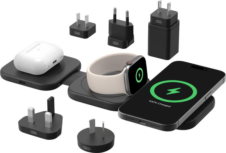 Immagine prodotto Belkin Stazione di ricarica Qi2 3-in-1 BoostCharge Pro (15 W)