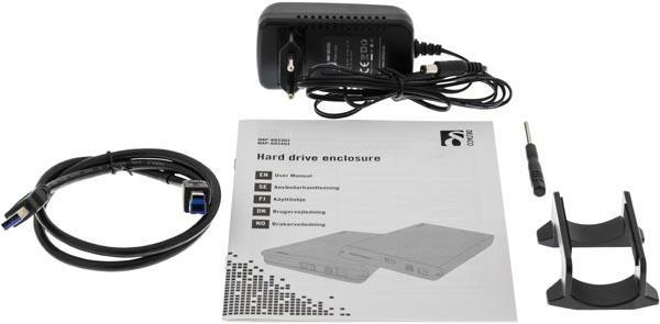 Actual product image Deltaco HDD case SATA 3.5 "USB 3.0, black (3.5")