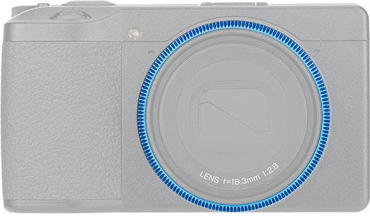 Actual product image JJC RN GR3 BLUE Lens Decoration Ring for Ricoh GRIII
