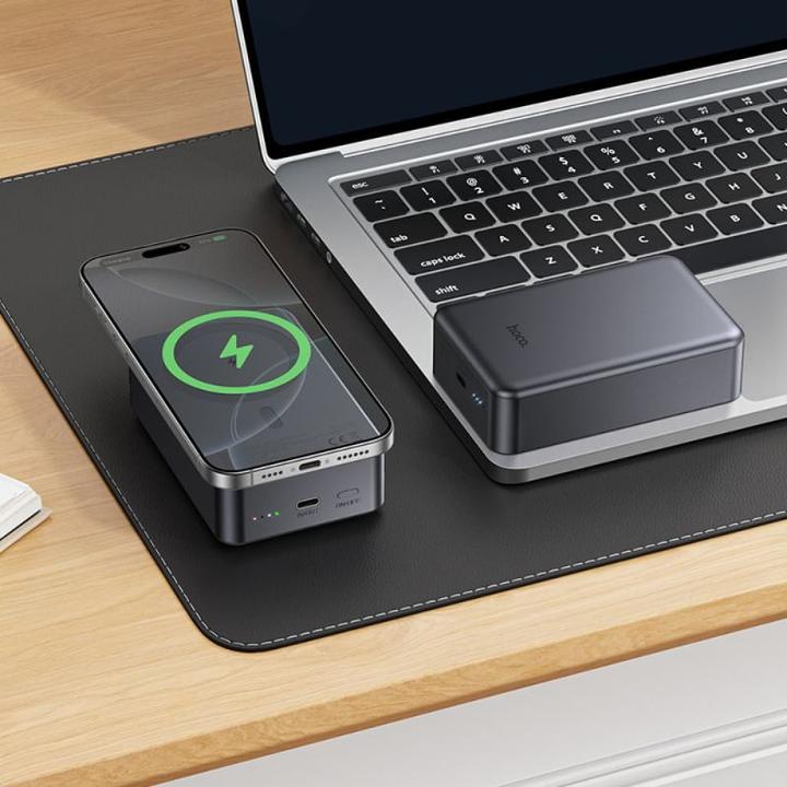 Image du produit Hoco J160B Powerbank 20000mAh (1 x USB-C), Wireless Charging, PD20W, Schwarz (20000 mAh, 20 W)