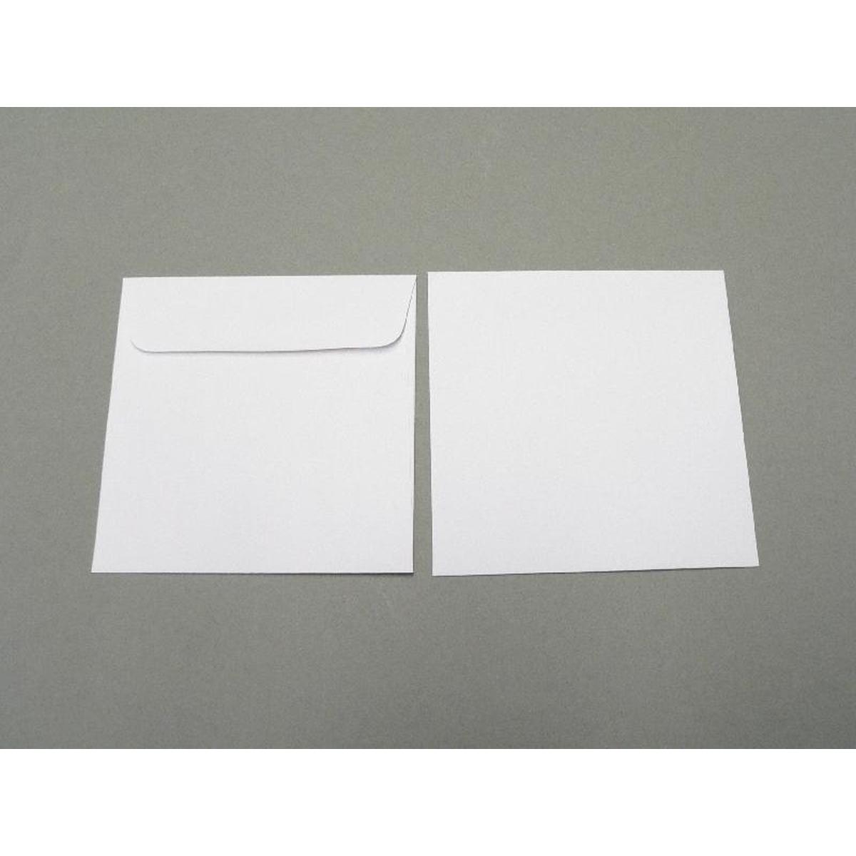 Thumbnail - Blanke, Briefumschlag, Briefumschläge 100x100mm 100g/qm gummiert VE=100 Stück weiss (100 x)