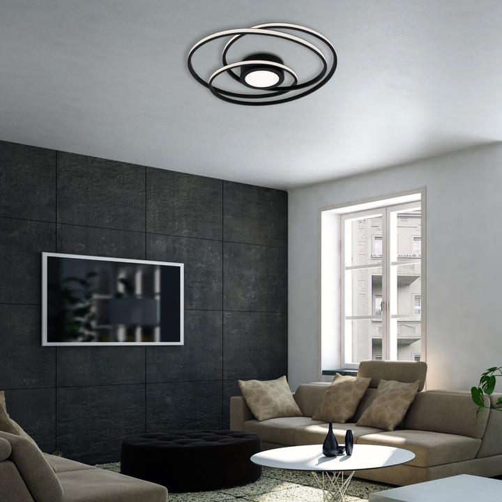 Produktbild Briloner LED Deckenleuchte, schwarz, LED/26W (3200 lm)