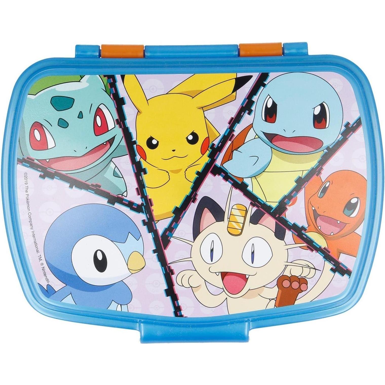 Thumbnail - Stor Pokémon Pikachu, Schiggy und Co. - Lunchbox, Lunchbox, Mehrfarbig