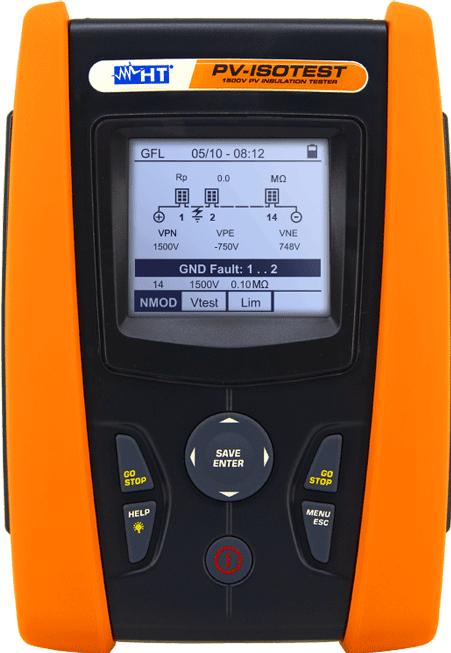 Productafbeelding HT Instruments Isolatiemeetapparaat PV ISOTEST 100 MΩ