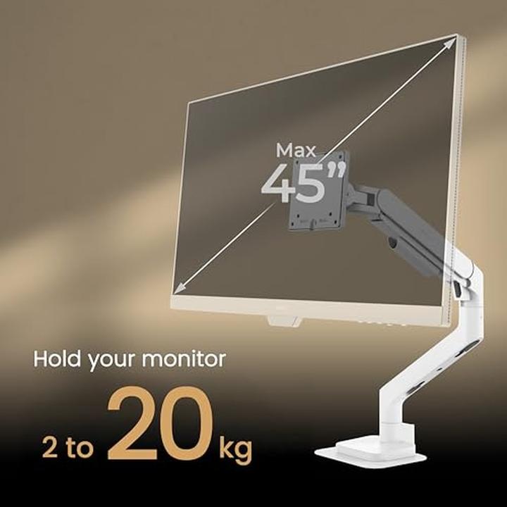 Produktbild BenQ Monitor Arm BSH2 | Hvit (Tisch, 45")