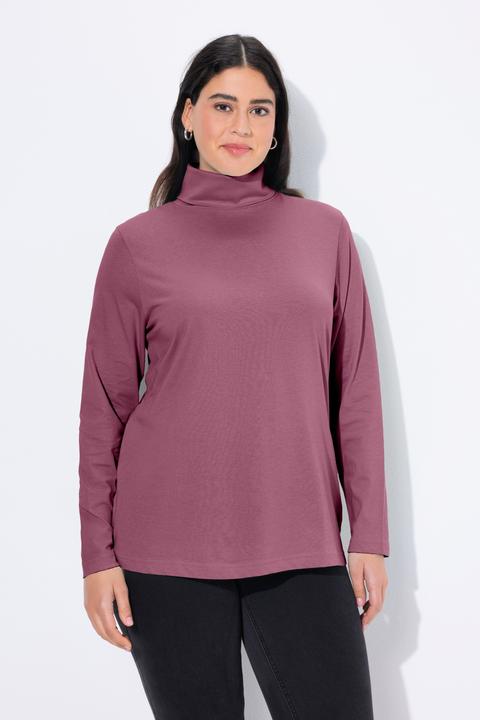 Produktbild Ulla Popken Shirt, Rollkragen, Slim, Langarm (58)