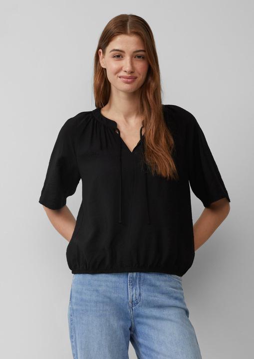 Produktbild S.Oliver Bluse Strukturierte Bluse mit Halbarm im O-Shape (40)