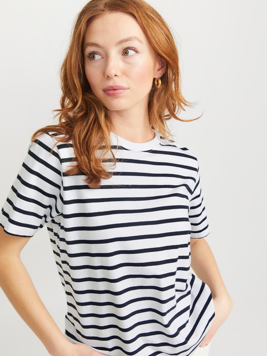 Produktbild JJXX Jxanna Ss Regular Every Stripe Tee Jrs (XL)
