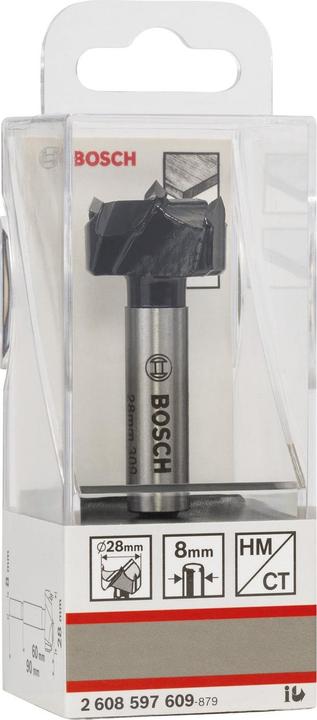 Produktbild Bosch Professional Zubehör Kunstbohrer HM, 28 x 90 mm, d 8 mm (8 mm)