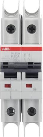 Actual product image ABB SU202M-K20 Automatic circuit breaker K-Char., 2CDS272337R0487
