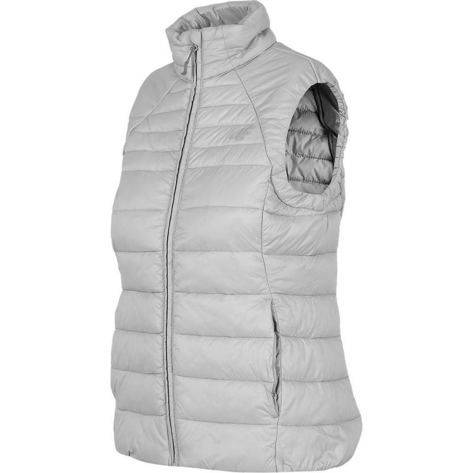 4F, Damen, Weste, Damen Weste cool hellgrau H4Z22 KUDP001 27F S, Grau, (27)
