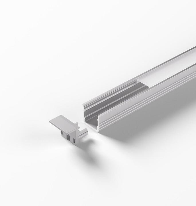 Halemeier ChannelLine U2 Alu opal 10er Set L=2500 Alu- und Abdeckprofil
