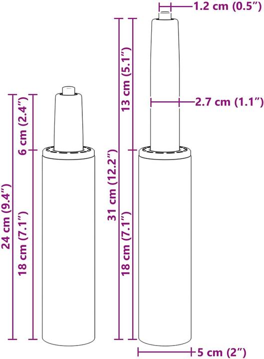 Immagine prodotto vidaXL Bürostuhl Zubehör