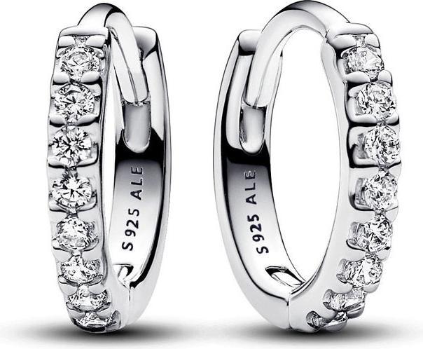 Hot Diamonds Orecchini A Perno In Argento 925 Con Vero Diamante - Eleganza Quotidiana, Regalo Di Lusso