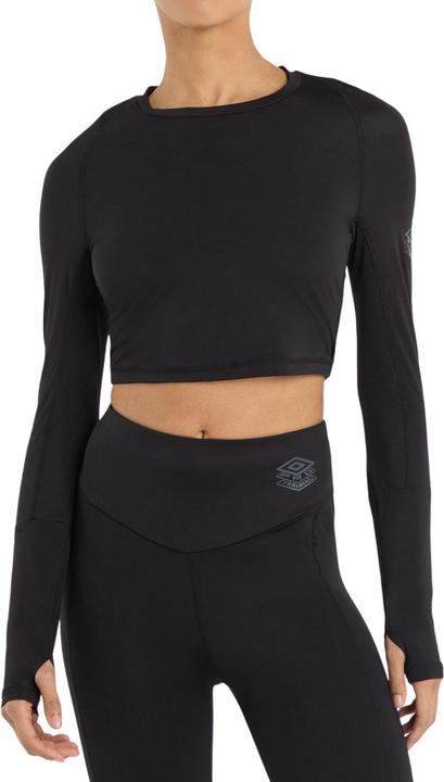 Actual product image Umbro Womens/Ladies Pro Training Long-Sleeved Crop Top (34)