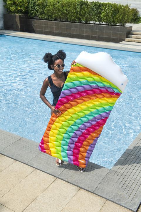 Actual product image Bestway Rainbow Dreams™ air mattress 216 x 80 cm