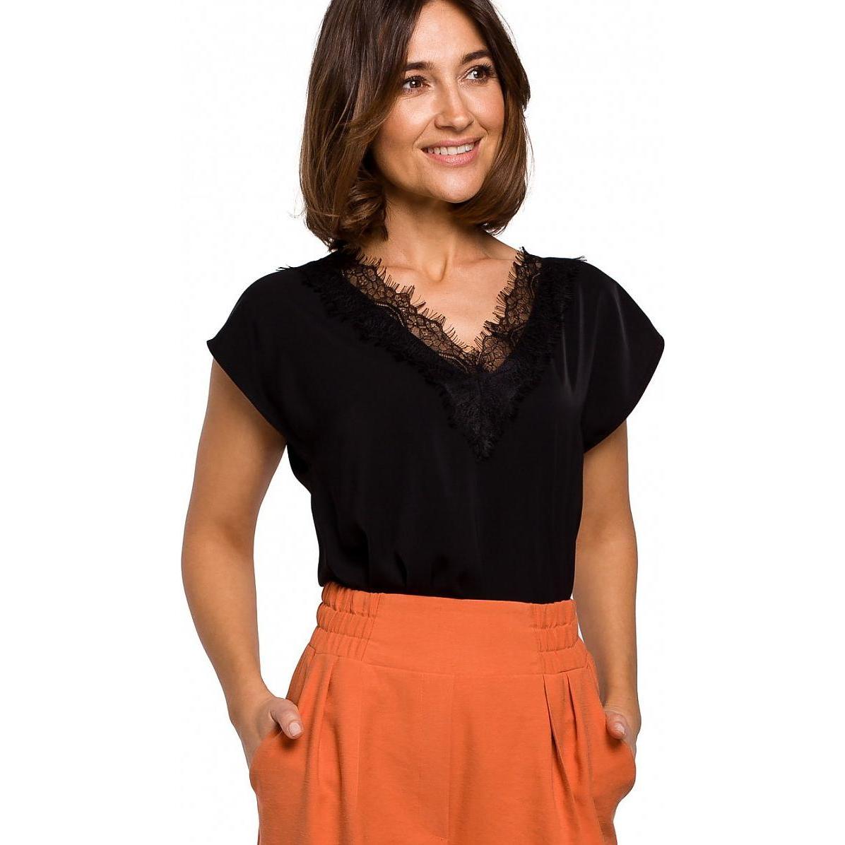 Stylove, Bluse, Bluse, Schwarz, (L)