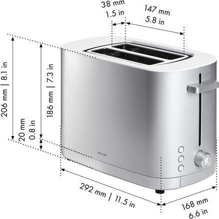 Actual product image Zwilling Enfinigy toaster